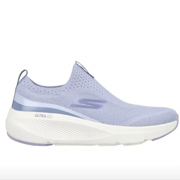Skechers Go Run Elevate Slip-On Sneakers Performance Sz 9 Light Blue Lavendar - Picture 1 of 16